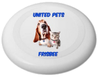 an unitedpets.net frisbee